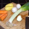 Les légumes pour le potage