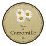 Etiquette pour camomille séchée Etiquette pour camomille séchée