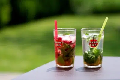 Mojito et Mojito aux framboises