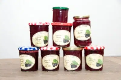 Confiture de mûres du jardin