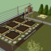 Plan du nouveau jardin