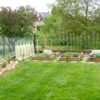 jardin avec potager en carrés