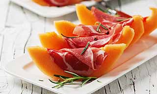 le melon en cuisine