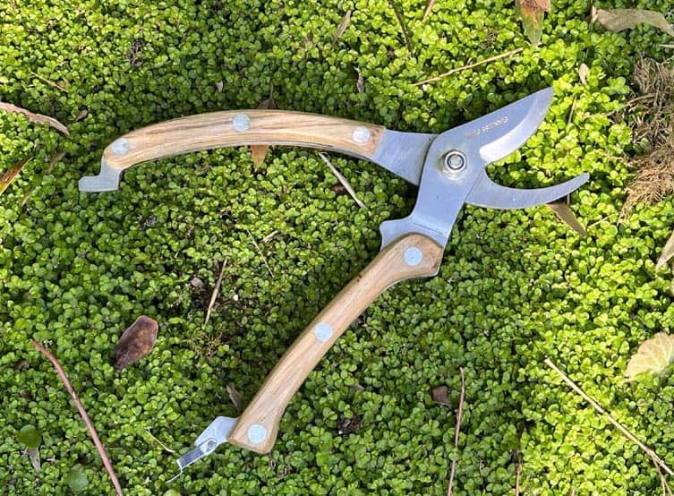Sécateur en bois
