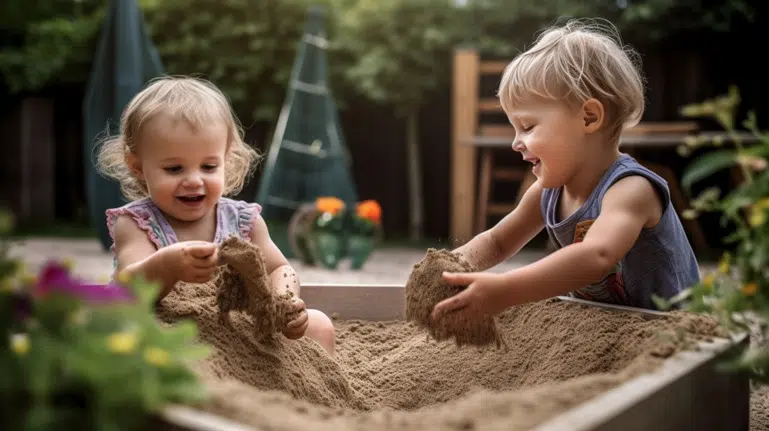 Aménagement d'un coin détente et jeux pour enfants