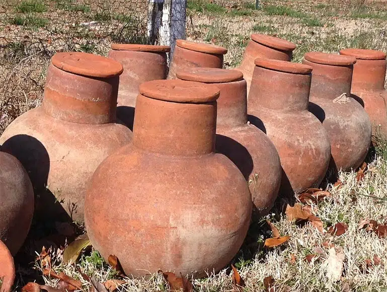 Les ollas sont des pots ou des jarres en argile microporeuse qui permettent d'arroser des végétaux.