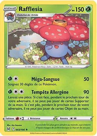 Carte pokemon Rafflesia