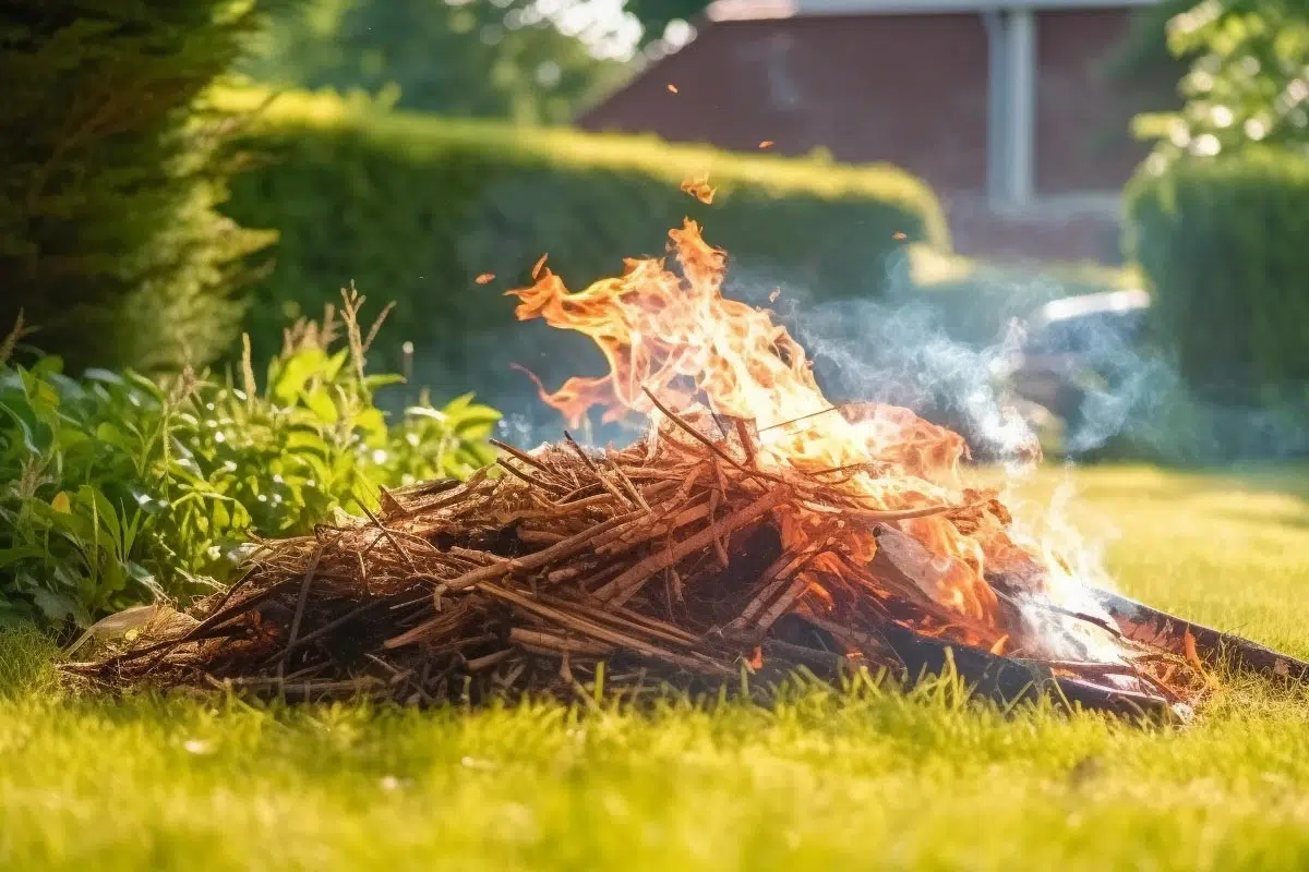 Peut-on brûler les déchets verts dans son jardin ?