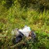 Jardin sale et pas entretenu