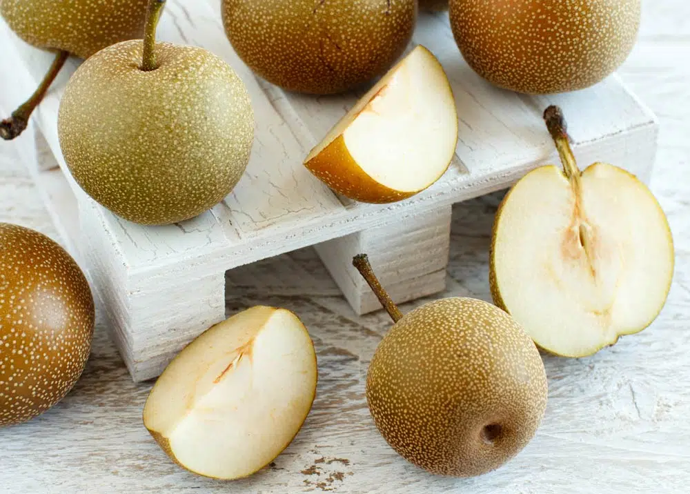 Le nashi, un fruit pomme-poire originaire du Japon