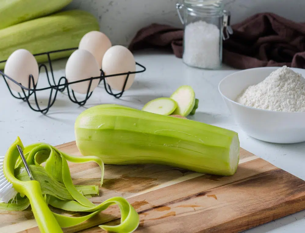 courgette sans peau