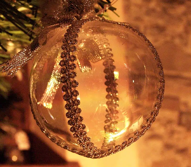 Boule de Noël en verre