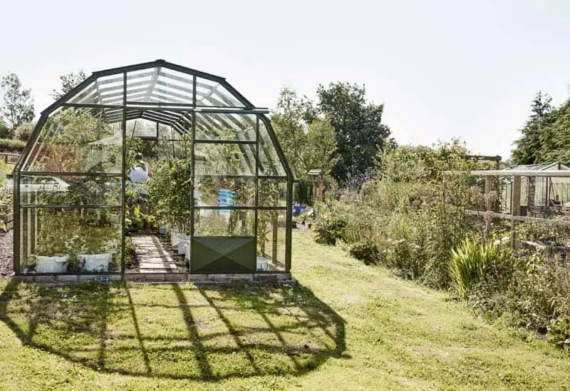 Aérer la serre de jardin