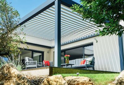 La pergola bioclimatique sur mesure © Concept Alu